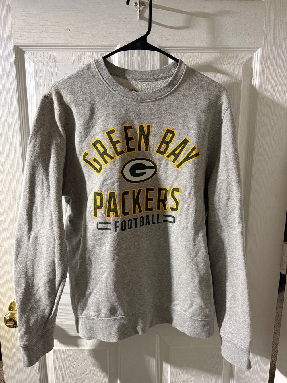 Green Bay Packers Grey Crewneck Sweatshirt